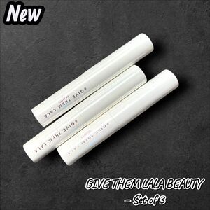 GIVE THEM LALA BEAUTY – Brow Gel – Clear – Set of 3 – NWT